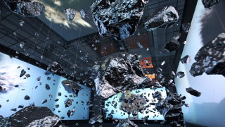 Illustration for article titled How Did This Artist Freeze an Exploding Boulder In Time?